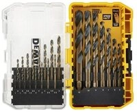 Bohrersatz DEWALT Bohrersatz Metall HSS-G Black & Gold 23-teilig DT70729