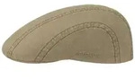 Stetson Flat Cap (1-St) Organic Cotton Cap mit Schirm gr&uuml;n L (58-59 cm)