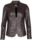 Lederjacke JCC "Lederjacke Lida", Damen, Gr. 38, braun, Obermaterial: 100%
