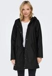 ONLY Funktionsmantel ONLSALLY RAINCOAT OTW NOOS mit Kapuze und Teddypl&uuml;schfutter