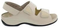 BERKEMANN Berkemann Sofie, Sandale, beige, Leder/ Stretch, Wechselfu&szlig;bett, Weite