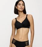 Triumph B&uuml;gelloser BH Doreen + Cotton 01 N mit zarter Lochstickerei