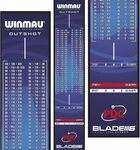 Winmau Dartmatte Dartmatte OUTSHOT 8209, Mat Dartteppiche Matte f&uuml;r Dartscheiben