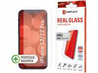 Displex DISPLEX Real Glass Panzerglas für Apple iPhone 12/12 Pro (6,1) für...