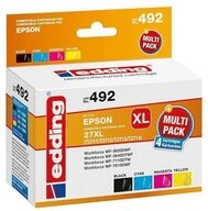 edding Druckerpatrone Kombi-Pack f&uuml;r Epson 27XL Tintenpatrone (1-tlg., T2711,...