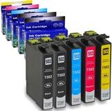 Kompatibel Epson Fernglas, T02W6, 502XL, C13T02W64010 Multipack 5-Farb Tintenpatrone