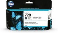 HP HP 728 Mattschwarz DesignJet-Tintenpatrone, 130 ml Tintenpatrone