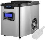 Arebos Eisw&uuml;rfelmaschine Ice Cube Maker, 12 kg / 24 h, 10-15 Minuten...