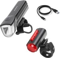 FISCHER Fahrrad Fahrradbeleuchtung FISCHER LED Beleuchtungsset mit 360&Acirc;&deg;