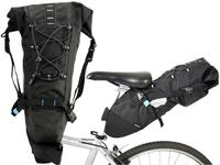 FISCHER Fahrrad Fahrradtasche Sattel-Tasche 7L Fahrrad-Tasche XL Schwarz,