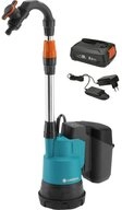 GARDENA Tauchpumpe GARDENA 14602-61 2000/2 18V P4A Ready Fasspumpe 2.000 l/h 20...