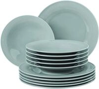 Seltmann Weiden Tafelservice Teller Set, Geschirr-Set Beat (12-tlg), 6 Personen,