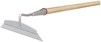IDEALSPATEN Gartenhacke, 16 cm Arbeitsbreite, D&auml;nische R&uuml;benhacke mit Stiel