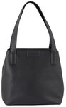 TOM TAILOR Shopper Miri zip, aus griffigem Lederimitat mit praktischen flachen
