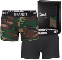 Brandit Boxershorts Brandit 2er Pack Army Boxershorts Retro