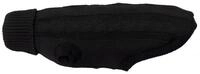 Wolters Hundepullover Zopf-Strickpullover f&uuml;r Mops & Co. schwarz