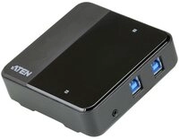 Aten ATEN US3324 2 Port USB 3.2 Gen 1-Umschalter (USB 3.0) Schwarz USB-Adapter
