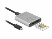 Delock Speicherkartenleser USB Type-C™ Card Reader im Aluminium Gehäuse...