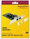 Delock Modem Delock PCI Express x1 Karte 2 x RJ45 Gigabit LAN i
