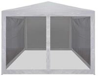 vidaXL Pavillon, Partyzelt mit 4 Mesh-Seitenw&auml;nden 3 x 3 m