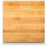 Soehnle Personenwaage Style Sense Bamboo Magic, 1-tlg., LED-Anzeige, bis 180kg,