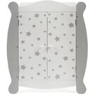 CHIC2000 Puppenkleiderschrank Stars Grau