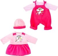 Bayer Puppenkleidung Latzhose/Kleid 38 cm (Set, 4-tlg)