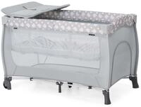 Hauck Baby-Reisebett Sleep'n Play Center - Teddy Grey, mit Wickelauflage,