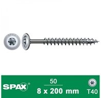 SPAX Schraube SPAX 0251010802005 Holzschraube 8 mm 200 mm T-STAR plus Stahl WIRO