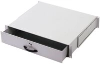 Digitus Netzwerkschrank Dokumentenablage2 HE DN-19 KEY-2U, Ausziehbar, Geschlossen