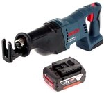 Bosch Professional Kompakt-Handkreiss&auml;ge GSA 18 V-Li Akku S&auml;bels&auml;ge 18V + 1x Akku