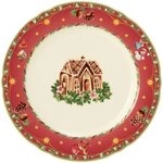Seltmann Weiden Fr&uuml;hst&uuml;cksteller Marieluise - Weihnachtsnostalgie, (1 St),...