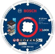 BOSCH Diamanttrennscheibe Diamanttrennscheibe Best for Metal 125 x 22.23 mm