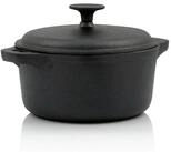 BBQ-Toro Br&auml;ter Gusseisen Cocotte, 4 Liter, &Oslash; 22,5 cm, schwarz, rund, Br&auml;ter mit