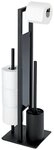 WENKO WC-Garnitur Rivalta, integrierter Toilettenpapierhalter und...