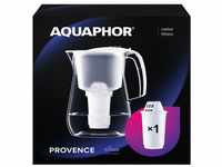 AQUAPHOR Wasserfilter Provence A5 weiß - Premium-Wasserfilter in Glasoptik,...