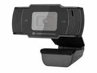 Conceptronic Amdis 720P HD Webcam + Microphone Webcam schwarz