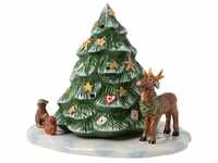 Villeroy & Boch Dekofigur Christmas Toys Weihnachtsbaum mit Waldtieren