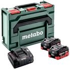 metabo Basis Set 2x LiHD Akkupack 18 V 10,0 Ah Li-Ion Akku CAS System (6851 Akkupacks
