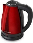 Esperanza Wasserkocher Esperanza Wasserkocher 1,8 l, 1800W Rot, Kunststoff,