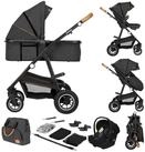lionelo Kombi-Kinderwagen Amber 3in1, (Set), 3in1/babyschale