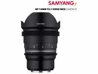Samyang MF 14mm T3,1 VDSLR MK2 Canon M Superweitwinkelobjektiv