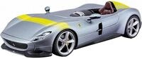 Bburago Modellauto Ferrari Monza SP1 (silber), Ma&szlig;stab 1:24, Originalgetreue