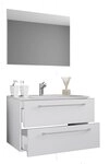 VCM Waschtisch 3-tlg. Waschplatz Waschtisch Badinos Schublade SP (Set, 3-St., 1x