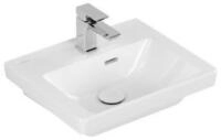 Villeroy & Boch Waschbecken V&B Handwaschbecken Subway 3.0 45x37cm, eck., m...