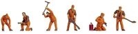 NOCH Modelleisenbahn-Figur H0 Figuren Gleisbautrupp 18012