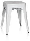 hjh OFFICE Sitzhocker VANTAGGIO Hocker Metall H&ouml;he 46.0 cm, Hocker im industrial