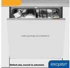 exquisit vollintegrierbarer Geschirrsp&uuml;ler EGSP6012-E-030E silber, 11 l, 12