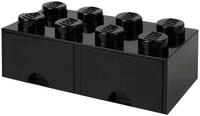 Room Copenhagen Spielzeugtruhe Room Copenhagen LEGO Brick Drawer 8 schwarz