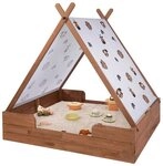 MUDDY BUDDY&reg; Sandkasten Safari Seeker, mit Zelt, kakaobraun